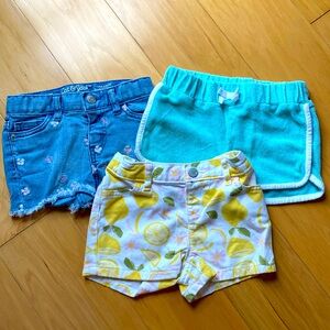 Toddler girls shorts bundle 2T